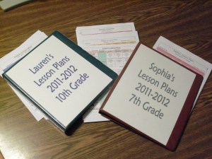 Lesson Plan Binders